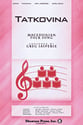 Tatkovina SATB choral sheet music cover